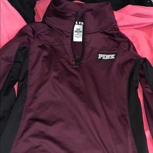 PINK half zip up